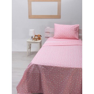 Παπλωματοθήκη Μονή 170x250 Sunshine Cotton Feelings 22 Pink