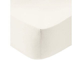 Σεντόνι Μεμονωμένο Μονό Με Λάστιχο 100x200+30 Sunshine Cotton Feelings 100 White