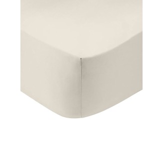 Σεντόνι Μεμονωμένο Μονό Με Λάστιχο 100x200+30 Sunshine Cotton Feelings 108 Ecru
