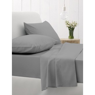 Μαξιλαροθήκες Σετ 50x70 Sunshine Cotton Feelings 107 Dark Grey