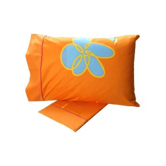 Σεντόνια Σετ Μονά 160x260 Sunshine Cotton Feelings 129 Orange