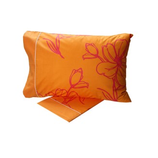 Σεντόνια Σετ Μονά 160x260 Sunshine Cotton Feelings 537 Orange