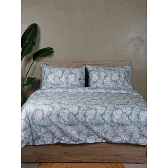 Σεντόνια Σετ Μονά Με Λάστιχο 105x205+30 Sunshine Cotton Feelings 2038 Aqua