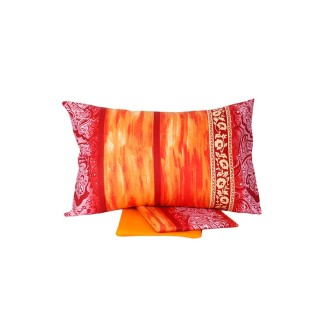 Σετ Σεντόνια Μονά 160x260 Sunshine Cotton Feelings 4136 Orange