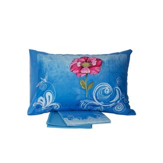 Σετ Σεντόνια Μονά 160x260 Sunshine Cotton Feelings 947 Blue
