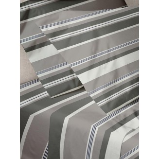 Σεντόνια Σετ Μονά 160x250 Sunshine Menta Εμπριμέ 550 Grey
