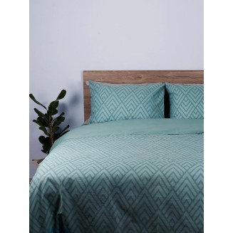 Παπλωματοθήκη Υπέρδιπλη 230x250 Sunshine Cotton Feelings 2036 Aqua