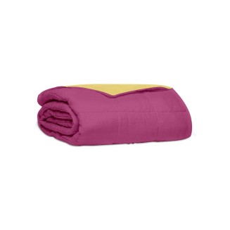 Κουβερλί Μονό 160x220 Sunshine Percale Μονόχρωμο Pink