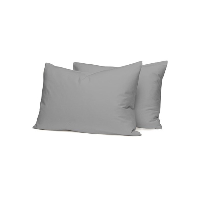 Μαξιλαροθήκες Σετ 50x70 Sunshine Cotton Feelings 107 Dark Grey