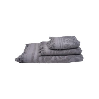 Πετσέτα Χεριών 40x60 Sunshine Κρόσι 5 Dark Grey