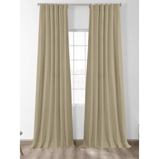 Κουρτίνα Με Τρέσσα 150x280 Sunshine Black Out Beige