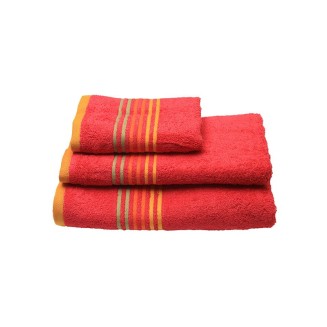 Πετσέτα Χεριών 40x60 Sunshine Πενιέ Stripes Fuchsia