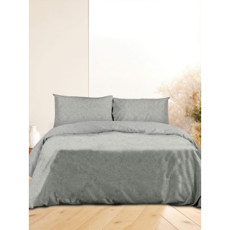 Σεντόνια Σετ Φανέλα Διπλά 200x260 Sunshine 2040 Grey