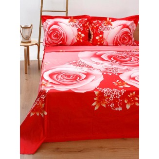 Σετ Παπλωματοθήκη Satin Εμπριμέ 260 Υπέρδιπλη (230x250) Sunshine