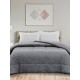 Κουβερτοπάπλωμα Klelia Light Grey Υπέρδιπλο (220x240)