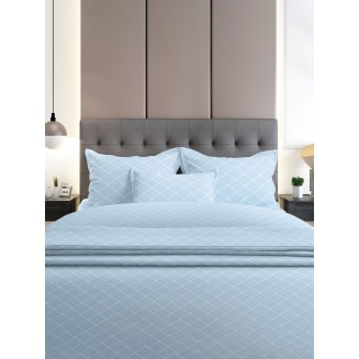 Σετ Σεντόνια Flannel 2048 Blue Υπέρδιπλο (230×260) Sunshine