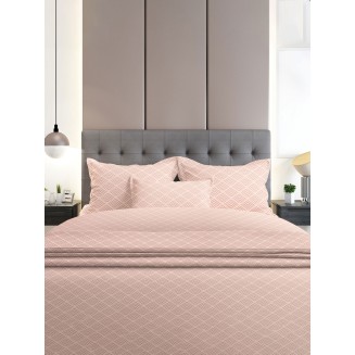 Σετ Σεντόνια Flannel 2048 Pink Υπέρδιπλο με λάστιχο (170x205+30) Sunshine