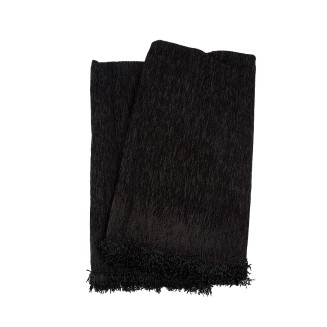 Ριχτάρι Σενίλ Black Μονοθέσιο 180x180 Sunshine