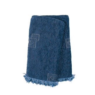 Ριχτάρι Σενίλ Ζακάρ Box Blue Μονοθέσιο 180x180 Sunshine