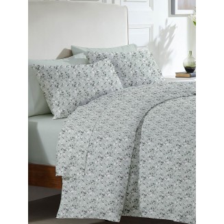 Σετ Σεντόνια Menta Εμπριμέ 320 Aqua Διπλό (200x250) Sunshine Σετ Σεντόνια Menta Εμπριμέ 320 Aqua Διπλό (200x250) Sunshine