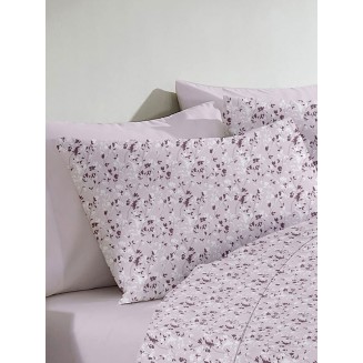 Μαξιλαροθήκη Menta Εμπριμέ 320 Lila 50x70 Sunshine