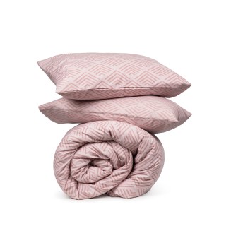 Παπλωματοθήκη Cotton Feelings 2048 Powder Διπλή (200x250) Sunshine