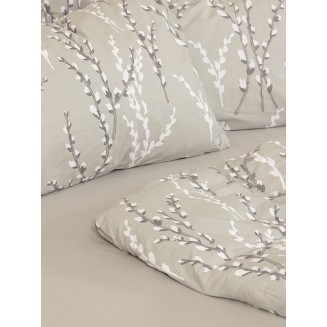 Παπλωματοθήκη Cotton Feelings 2054 Grey Υπέρδιπλη (230×250) Sunshine