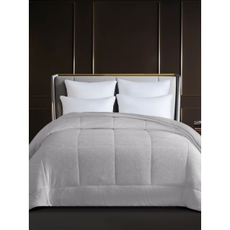 Κουβερτοπάπλωμα Dalia Light Grey Μονό (160x220) Sunshine Κουβερτοπάπλωμα Dalia Light Grey Μονό (160x220) Sunshine