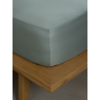 Κατωσέντονο Βαμβακοσατέν Omnia με λάστιχο Aqua Διπλό (160x200+40) Sunshine