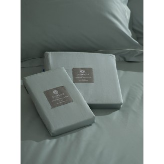 Μαξιλαροθήκες Βαμβακοσατέν Omnia Oxford Aqua 50x70 Sunshine