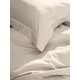 Μαξιλαροθήκες Βαμβακοσατέν Omnia Oxford Beige 50x70