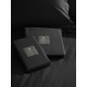 Μαξιλαροθήκες Βαμβακοσατέν Omnia Oxford Black 50x70