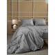 Μαξιλαροθήκες Βαμβακοσατέν Omnia Oxford Grey 50x70