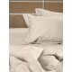 Σετ Σεντόνια Βαμβακοσατέν Omnia μονόχρωμα Beige King Size (280x300)