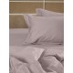 Σετ Σεντόνια Βαμβακοσατέν Omnia μονόχρωμα Powder King Size (280x300)