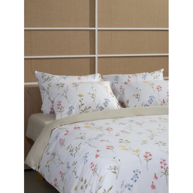 Σετ Σεντόνια Cotton Feelings 2062 Διπλό με λάστιχο (150x205+30)