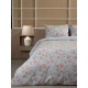 Σετ Σεντόνια Cotton Feelings 2068 Grey Διπλό με λάστιχο (150x205+30)