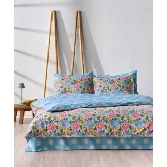 Παπλωματοθήκη Σετ  Υπέρδιπλη 225x245 Kentia Agnes