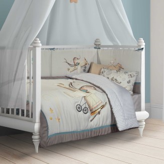 Πάντα Κούνιας 45x195 Greenwich Polo Club Βaby 8829 Μπέζ-Μπλέ