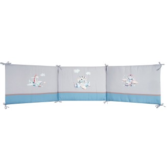 Πάντα Κούνιας 45x195 Greenwich Polo Club Βaby 8851 Beige-Blue-Grey