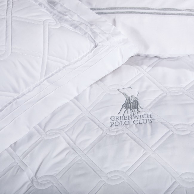 GREENWICH POLO CLUB ΚΟΥΒΕΡΛΙ ΥΠΕΡΔΙΠΛΟ ΣΕΤ 2161 ΛΕΥΚΟ