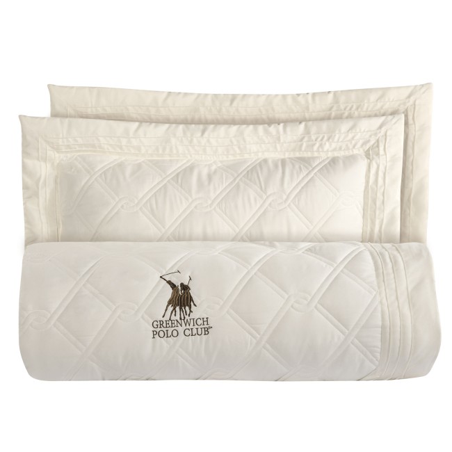 GREENWICH POLO CLUB ΚΟΥΒΕΡΛΙ ΥΠΕΡΔΙΠΛΟ ΣΕΤ 2162 ΚΡΕΜ