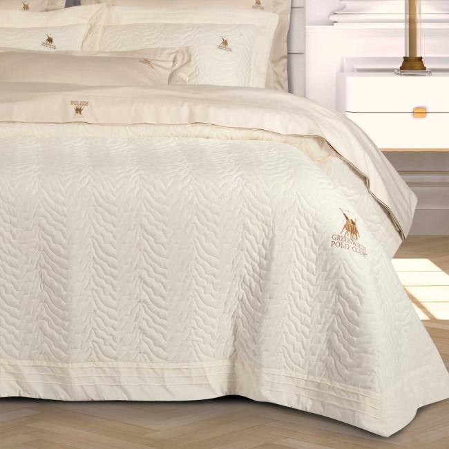 GREENWICH POLO CLUB ΚΟΥΒΕΡΤΟΡΙΟ KING CLASSIC 2352 ECRU