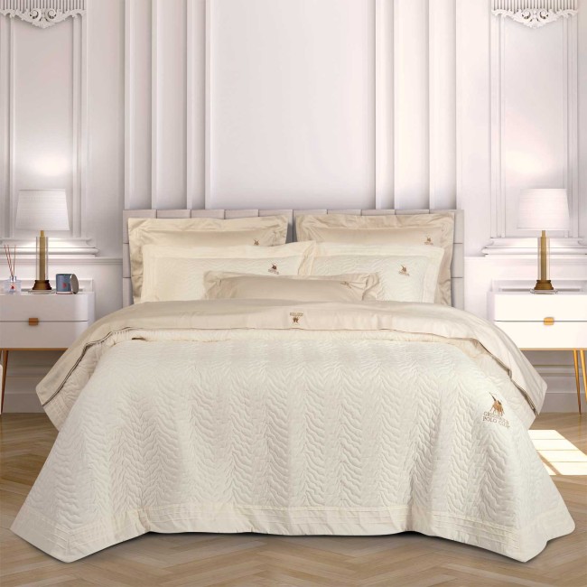 GREENWICH POLO CLUB ΚΟΥΒΕΡΤΟΡΙΟ KING CLASSIC 2352 ECRU