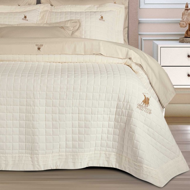GREENWICH POLO CLUB ΚΟΥΒΕΡΤΟΡΙΟ KING CLASSIC 2355 ECRU
