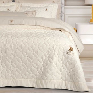 Κουβερλί King Classic 240x250 Greenwich Polo Club 2358 Ecru