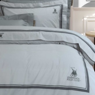 Σεντόνια Σετ Υπέρδιπλα 240x270 Greenwich Polo Club 2175 Γκρι