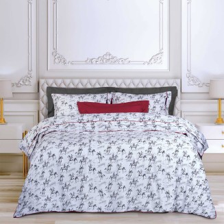 Σεντόνια Σετ Υπέρδιπλα 240x260 Greenwich Polo Club 2263 Black-White