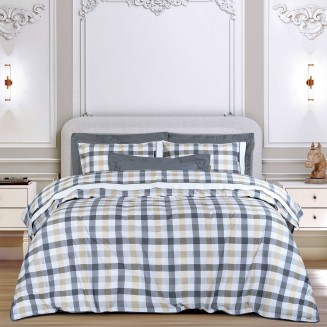 Σεντόνια Σετ Υπέρδιπλα 240x260 Greenwich Polo Club 2265 Beige-Grey