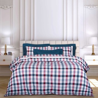 Σεντόνια Σετ Υπέρδιπλα 240x260 Greenwich Polo Club 2266 Blue-Red